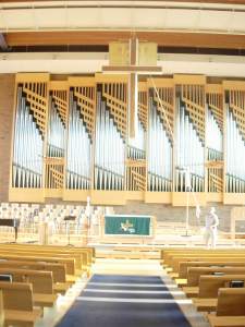 Sanctuary Cross Glass Work